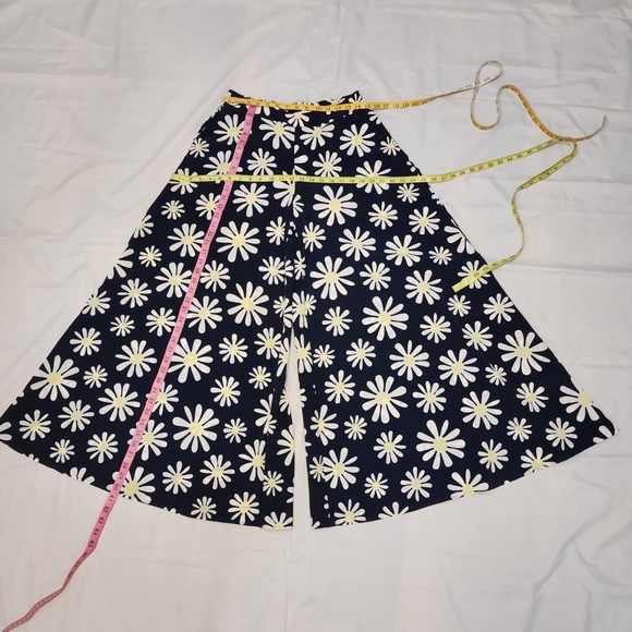 Wide leg flowers pants size S - Picture 3 of 6